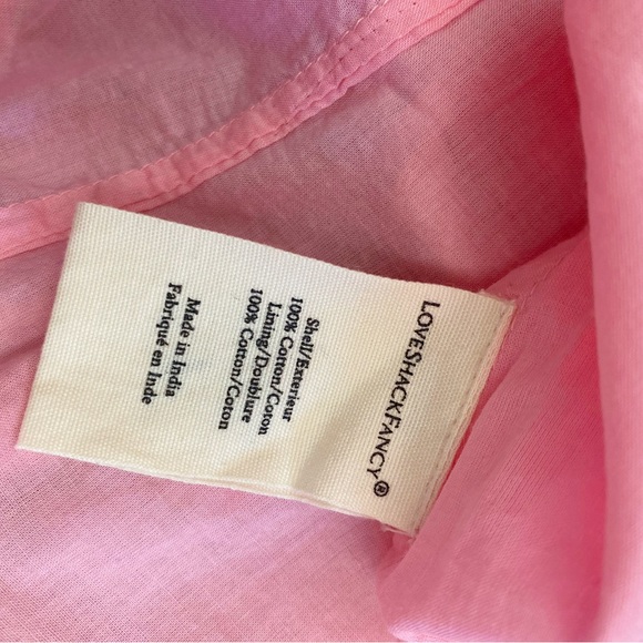 NWT LoveShackFancy Marian Embroidered Maxi Dress In Wild Pink Rose Size 8 - Picture 7 of 16